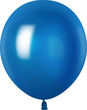 Логотип «Шар (12''/30 см), Королевский синий, металлик, 100 шт.»