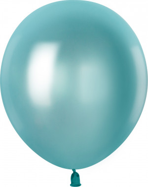 Логотип «Шар (12''/30 см), Карибский голубой, металлик, 100 шт.»