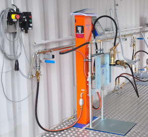 Логотип «Заправка портативного баллона»