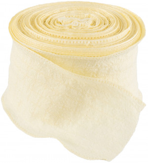 Логотип «Лента тканевая (4 см*9,14 м) Нежная волна, Нежно-желтый, 1 шт.»