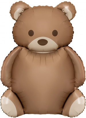 Логотип «Шар (35''/89 см) Фигура, Мишка, Сатин, 1 шт. в уп.»