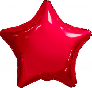 Логотип «Набор шаров (9''/23 см) Мини-звезда, Красный, 5 шт. в уп.»