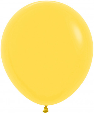 Логотип «Шар (18''/46 см), Желтый (020), пастель, 25 шт.»