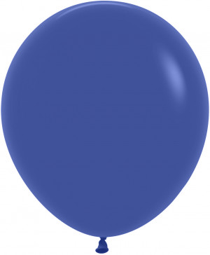 Логотип «Шар (18''/46 см), Королевский синий (041), пастель, 25 шт.»