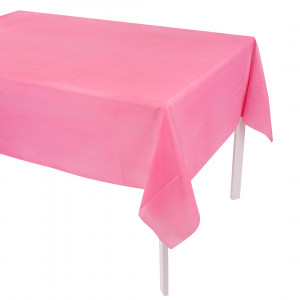 Логотип «Скатерть одноразовая, Мастхэв, Ярко-розовый, 137*274 см, 1 шт.»